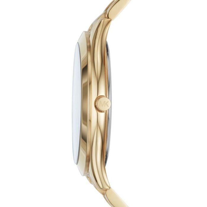 Michael Kors Ladies Watch Slim Runway Gold Watch - MK3739 - Image 2